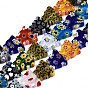 Handmade Millefiori Lampwork Beads Strands, Butterfly