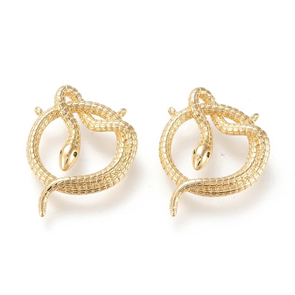 Латунные микро проложить кубического циркония подвески, долговечный, форма змеи