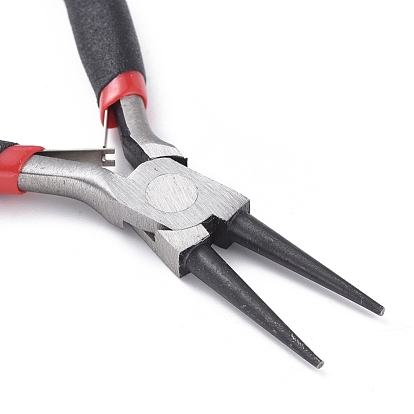 5 inch  Polishing Carbon Steel Jewelry Pliers, Round Nose Pliers, for Jewelry Making Supplies, 125mm