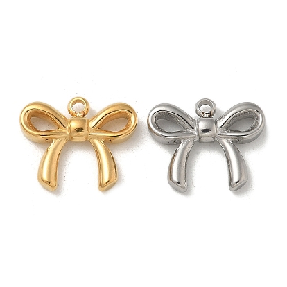 Вакуумное покрытие pvd 304 подвески из нержавеющей стали, очарование бантом