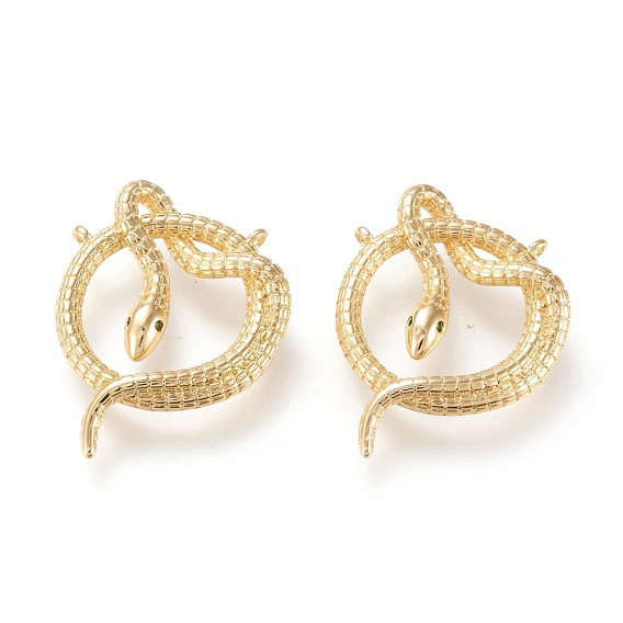 Латунные микро проложить кубического циркония подвески, долговечный, форма змеи