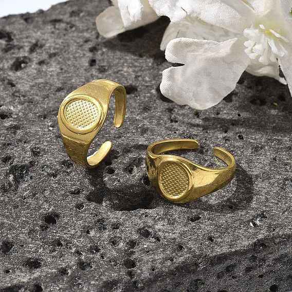 Овальные 304 манжеты из нержавеющей стали для женщин