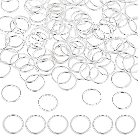 100Pcs Rack Plating Brass Jump Rings, Open Jump Rings, Long-Lasting Plated