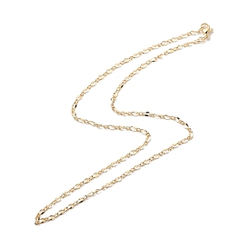 Ожерелье из латунных цепей фигаро для женщин, без кадмия и без свинца