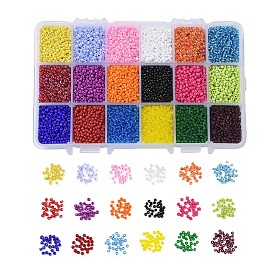 Glass Round Seed Beads, Transparent & Silver Lined & Transparent Colours Lustered & Transparent Colours Rainbow & Frosted Colors & Opaque Colours & Ceylon & Baking Paint & Opaque Colors Lustered