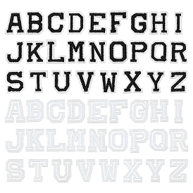 156шт. 2 цвета ниток для вышивки букв от A до Z на нашивках, термоклей, аксессуары для костюма, аппликация