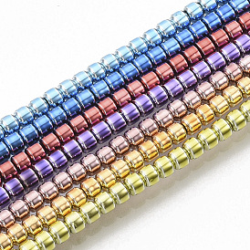 Electroplated Non-magnetic Synthetic Hematite Beads Strands, Column