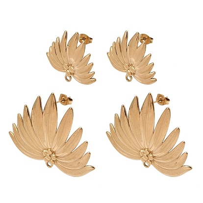 304 résultats boucle d'oreille de goujon en acier inoxydable, fleur, placage ionique (ip), plaqué longue durée