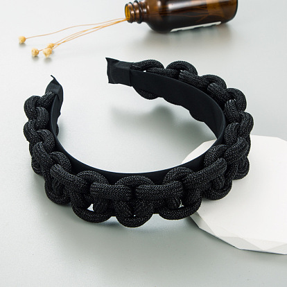 Fashionable Handmade Woven Hairband - Versatile Headpiece for Women