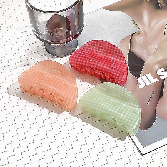 Заколки для волос с когтями из ацетата целлюлозы (смола), аксессуары для волос для женщин и девочек