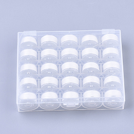 402 Polyester Sewing Thread, Plastic Bobbins and Clear Box