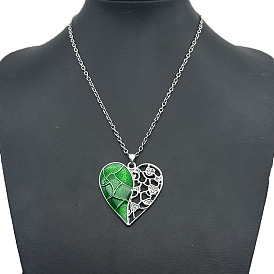 Сплав горный хрусталь кулон ожерелья, платина