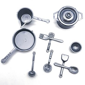 Пластиковые кухонные принадлежности миниатюрные украшения, аксессуары для домашнего кукольного домика с микро-ландшафтом, притворяясь опорными украшениями