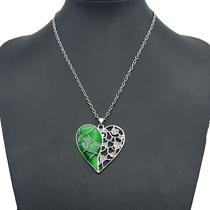 Сплав горный хрусталь кулон ожерелья, платина