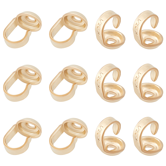 12шт. латунные наконечники бусин, Калотте заканчивается, крышка раскладушки