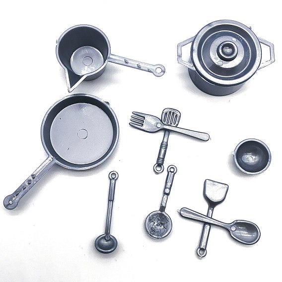 Пластиковые кухонные принадлежности миниатюрные украшения, аксессуары для домашнего кукольного домика с микро-ландшафтом, притворяясь опорными украшениями