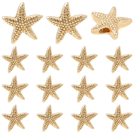 14 шт. стойки, покрытие латунных бусин, морская звезда