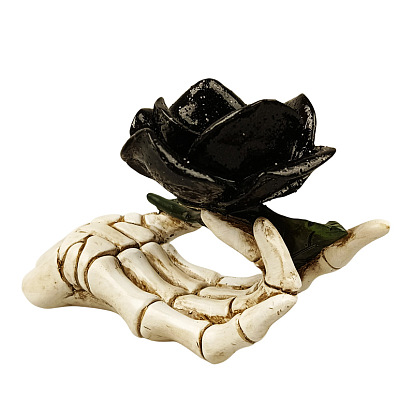 Hallowmas Resin Candlestick, Desk Mounted Decorations, for Home Room Decor
