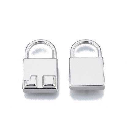 Crémaillère pendentifs en alliage placage, sans cadmium et sans nickel et sans plomb, verrouiller