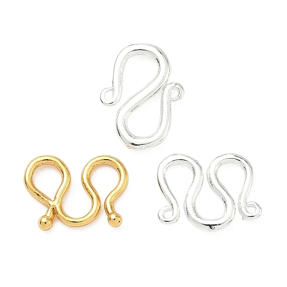 Крючки и S замочки-крючки, латунь , долговечный, без свинца и без кадмия, стойки покрытие