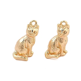 Латунные подвески, без кадмия, без никеля и без свинца, подвески в форме кошки