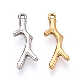 304 подвески-ветки из нержавеющей стали, ионное покрытие (ip)