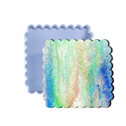 Silicone Molds, Resin Casting Molds, For UV Resin, Epoxy Resin Jewelry Making, Square