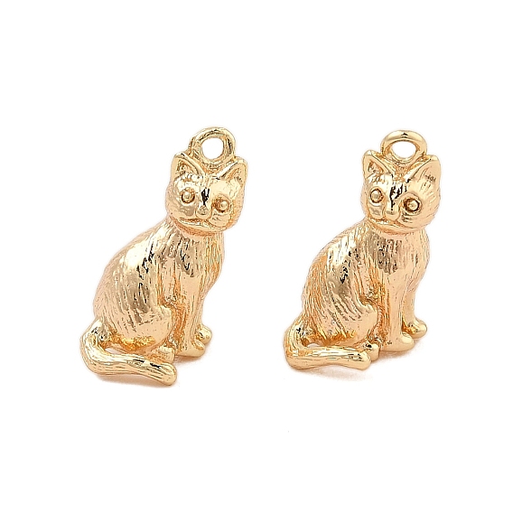 Латунные подвески, без кадмия, без никеля и без свинца, подвески в форме кошки