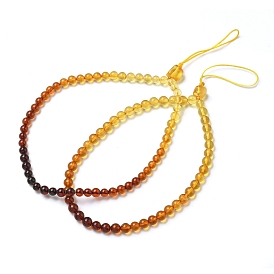 Ремешок-шнурок из акрила и янтаря на шею, для телефона подвески держатель удостоверения личности