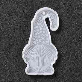 Easter Theme DIY Pendant Silicone Mold, Resin Casting Molds, for UV Resin, Epoxy Resin Jewelry Making, Dwarfs
