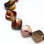 Rhombus Mookaite Bead Strands, 18x18x6mm, Hole: 1mm, about 23pcs/strand, 16 inch