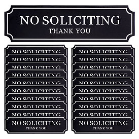 21 шт. самоклеящийся знак ПВХ «Не предлагать услуги»