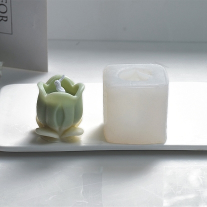 Пищевые силиконовые формы для свечей своими руками, для домашнего декора, формы тюльпанов