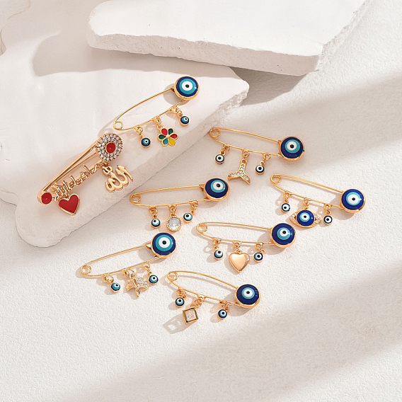 Булавки из сплава для килта для одежды рюкзака, с подвесками