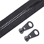 Nylon Closed-end Zipper and Resin Zipper Sliders Zipper Head
