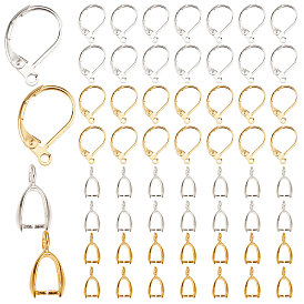 Набор для поиска поделок для изготовления ювелирных изделий, в том числе латунные фурнитуры для сережек, с горизонтальными петлями, льда поручительств выбор щепотка