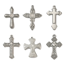 304 подвески из нержавеющей стали, крест очарование