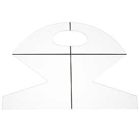 Акриловый шаблон корзины для печенья, DIY миска корзина швейные инструменты формы