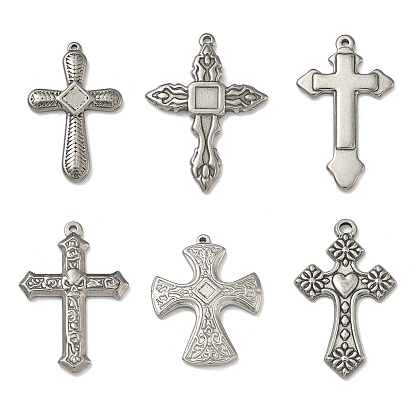 304 подвески из нержавеющей стали, крест очарование