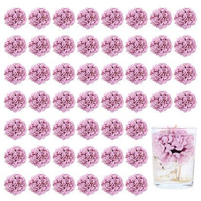 Искусственная головка цветка из ткани, для внутренней и наружной отделки