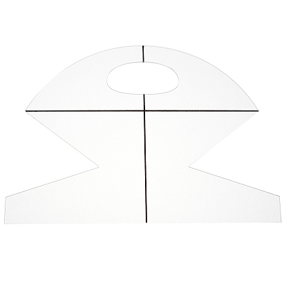 Акриловый шаблон корзины для печенья, DIY миска корзина швейные инструменты формы