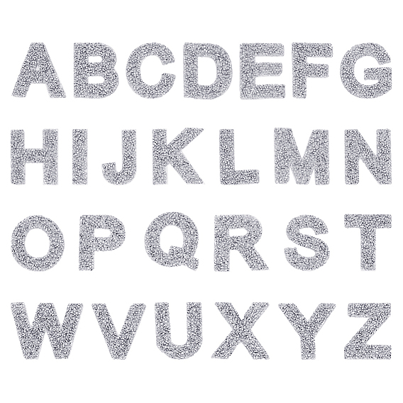 104шт. 4наборы страз из смолы с буквами от A до Z, термоклеящиеся стразы, пришить заплатки, платье обувь украшения одежды