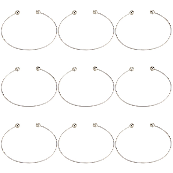 10 Fabrication de bracelets à torsion en acier inoxydable (pièces), anti-ternissement