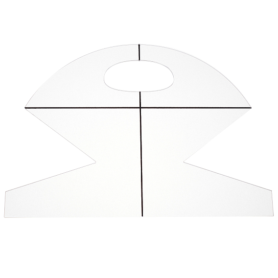 Акриловый шаблон корзины для печенья, DIY миска корзина швейные инструменты формы