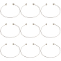 10 Fabrication de bracelets à torsion en acier inoxydable (pièces), anti-ternissement