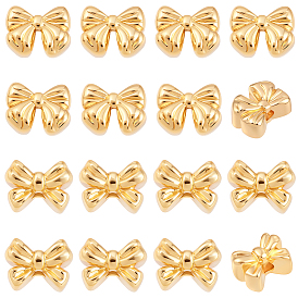 20 шт 2 стили латунные бусины, бантом, без никеля 