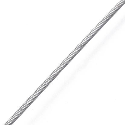 Tiger Tail Wire, 304 Stainless Steel Wire, for Jewelry Making