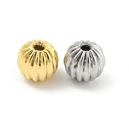 Glass Beads, Cadmium Free & Nickel Free & Lead Free, Corrugated Round
