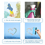 Waterproof PVC Colored Laser Stained Window Film Adhesive Stickers, Electrostatic Window Stickers