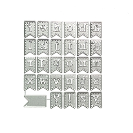 Carbon Steel Cutting Dies Stencils, for DIY Scrapbooking/Photo Album, Decorative Embossing DIY Paper Card, Alphabet